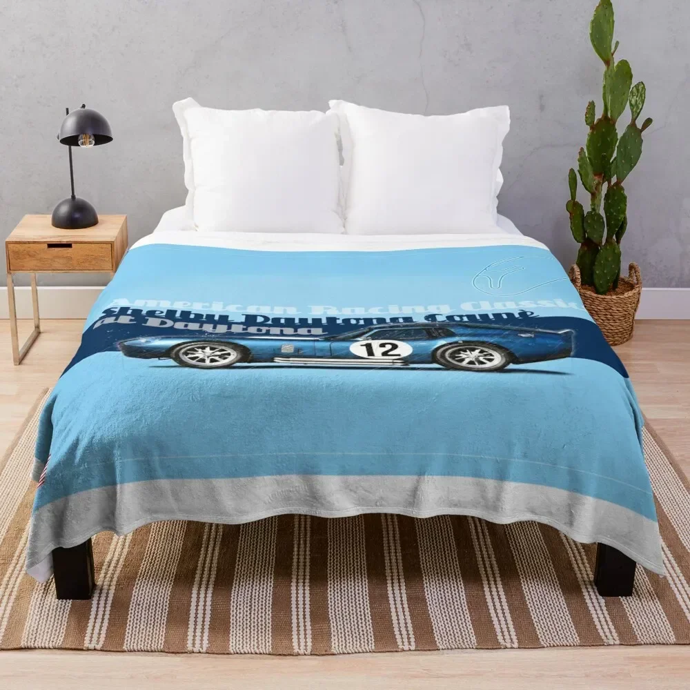 Shelby Daytona Coupe Throw Blanket Warm Decorative Sofas Hairys Camping Blankets