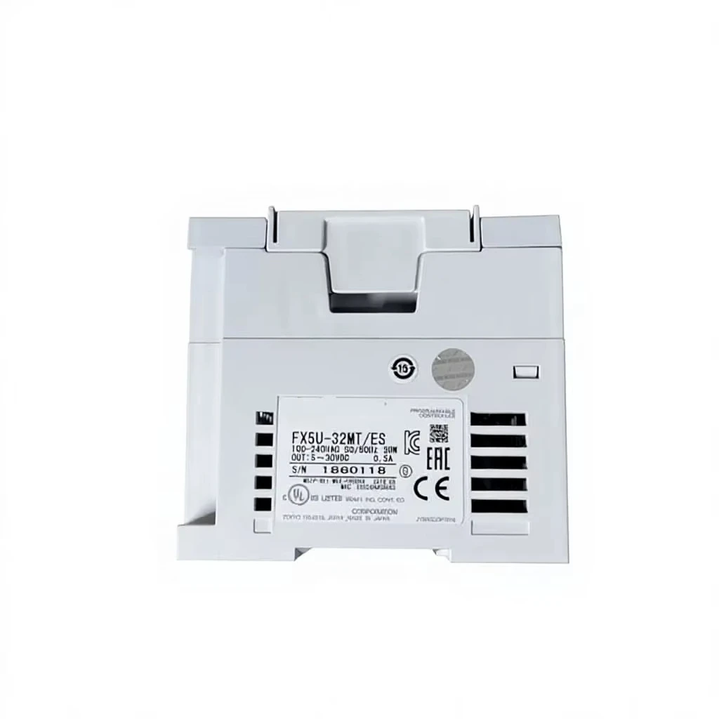 FX5U-32MT/ES PLC CPU Unit 32 I O Points Transistor Sink Output Built in Ethernet RS485 for Industrial Automation Control