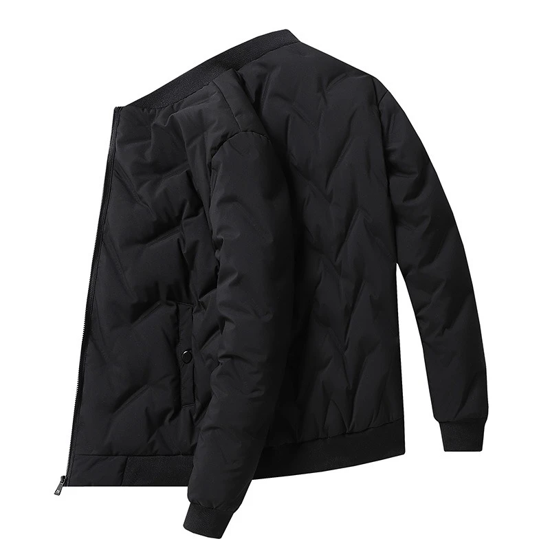 الرجال الشتاء الأبيض بطة أسفل سترة دافئة سميكة الوقوف طوق يندبروف سترات منفوخة الرجال عالية الجودة أسفل معطف الذكور سترة واقية