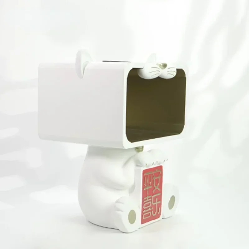 Cheap And Fine Creative Animals Cat Shape Design Modern Home Decor Living Room Floor Serving Tray Modern Home DecorationHot Sale