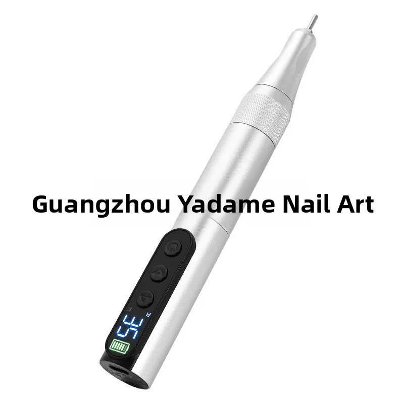 Penna per levigatura per unghie ricaricabile, accumulo di energia portatile per nail art, penna tampone per esplosioni transfrontaliere, nero, bianco, rosa, viola