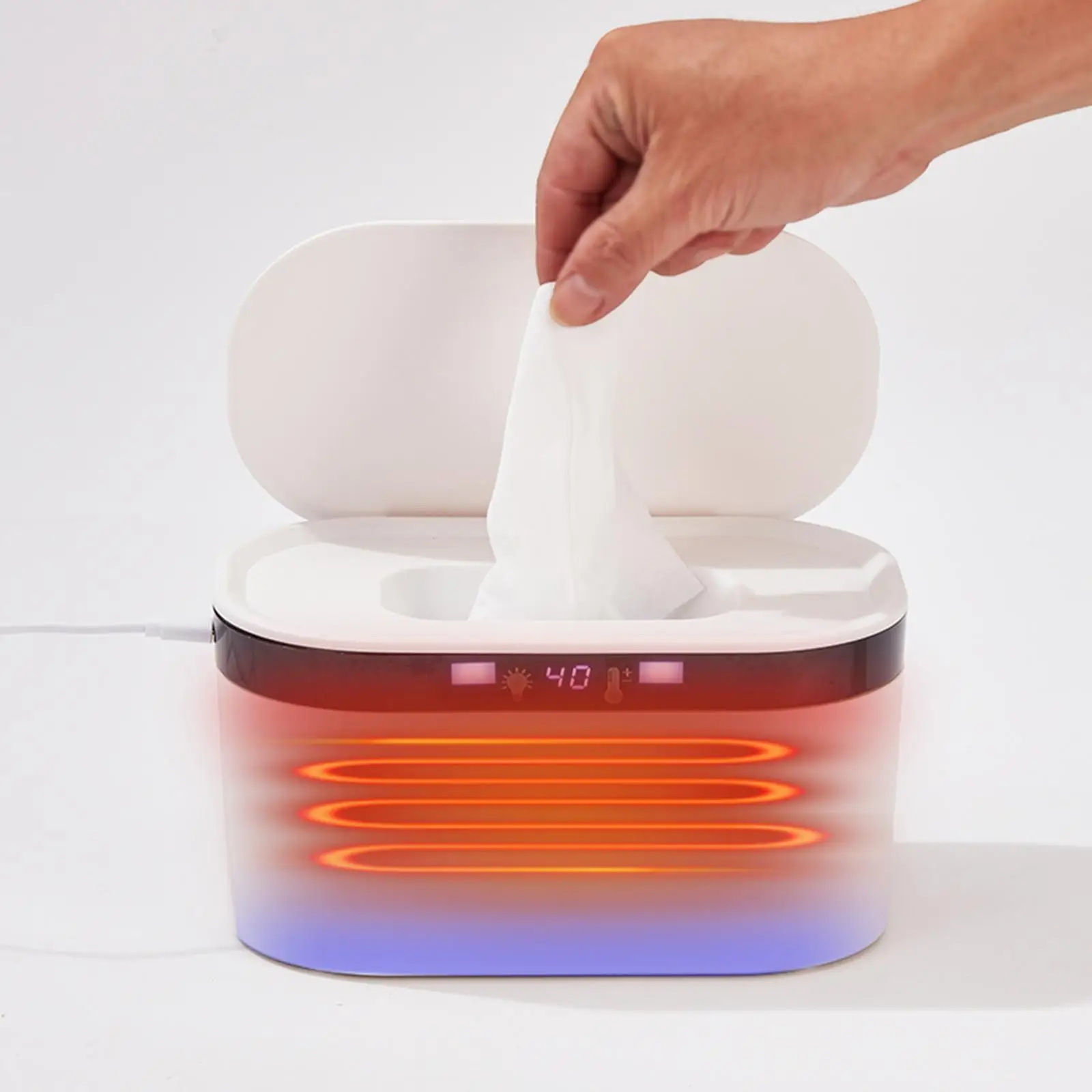 Wipe Warmer with Night Light Diaper Wipe Warmer for Home Nursery
