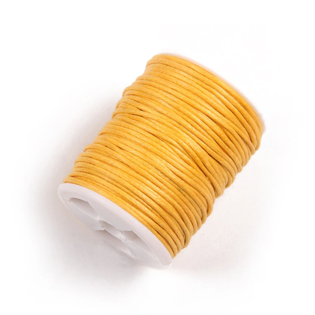 

10M Colored Cotton Wax Cord Braided Rope Craft Decor Gift Wrapping Porcelain Bundling Durable Mixed Color Jewelry Accessories