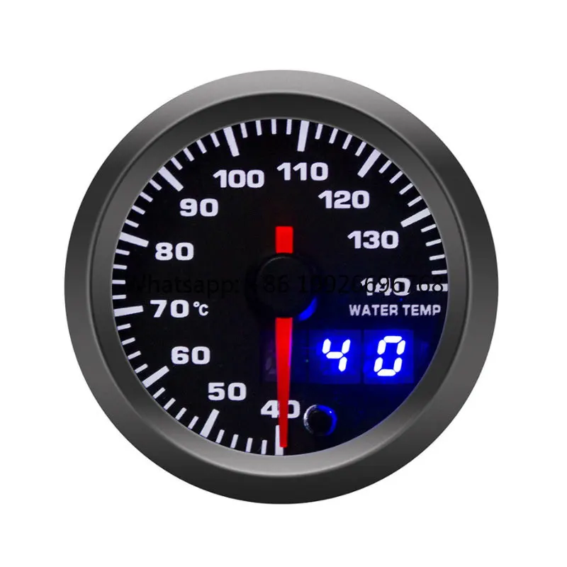 52mm Car LED Water Temperature Temp Gauge Meter 40~140 Celsius