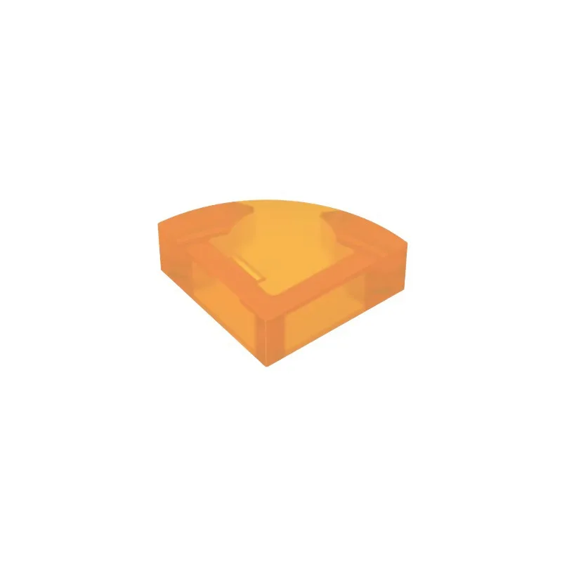 10pcs 25269 Tile Round 1x1 Quarter Block Moc Accessories Compatible with Brick DIY Children's Toy Assembly Parts