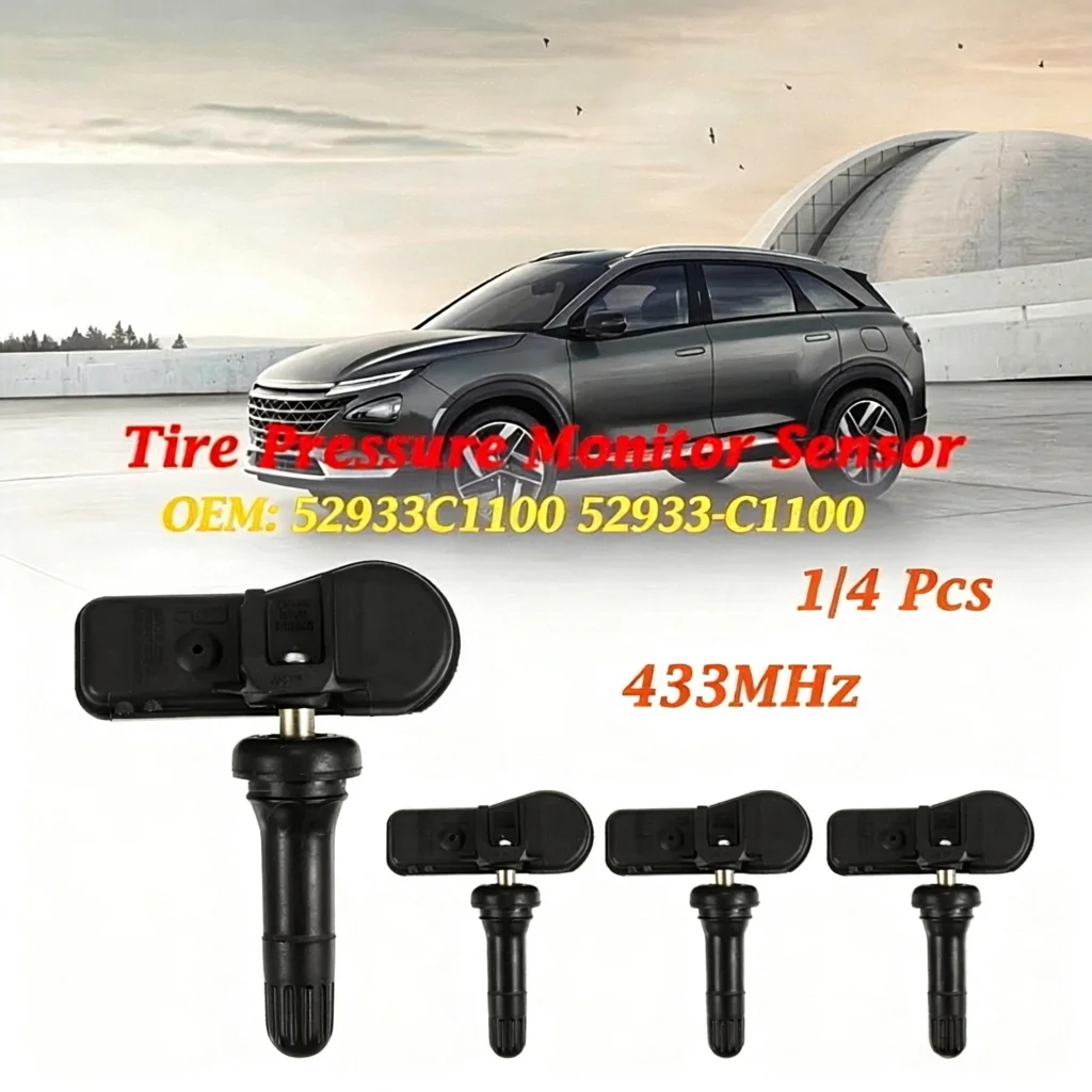 1 Or 4Pcs Tire Pressure Monitor Sensor TPMS 52933C1100 52933-C1100 For Hyundai Creta IX25 Tucson I40 IX35 Sonata 2014-2018 Tucso