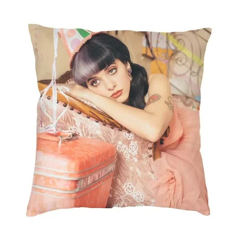 American Singer Composer Square Pillowcover Decoration Melanie Martinez Cushions Throw Pillow for Car Double-sided Printing