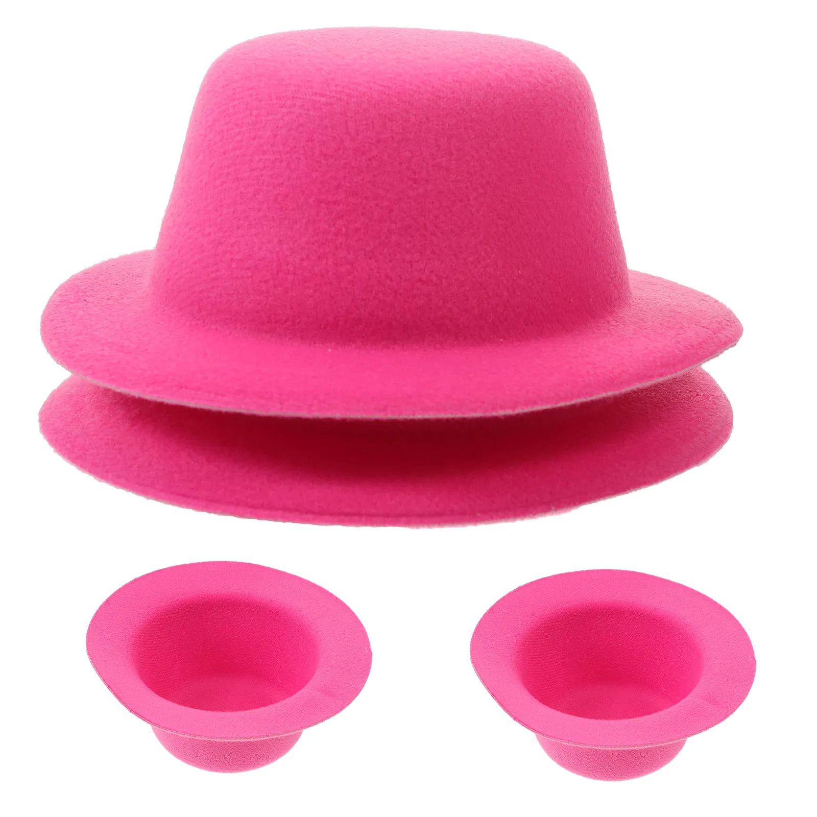 

4Pcs Mini Tops Hat Lovely Lightweight Snowman Hats for Handicrafts Stable Quality Decorative Mini Hats for Daily Styling and