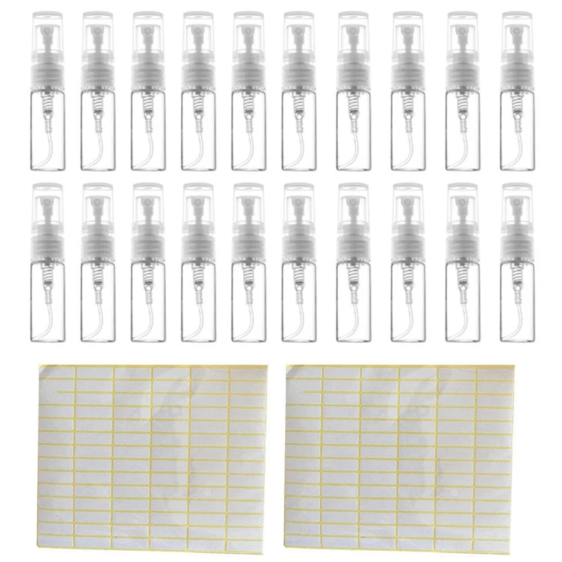 

100Pcs 3ML Spray Bottle Small Cosmetic Packing Atomizer Perfume Bottles Atomizing Spray Liquid Container For Travel