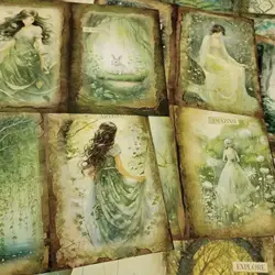 Vigus 우아한 요정 당나라 코스튬 귀여운 고슴도치, 큰 개, 쓰레기 일기 탄창, A5 사이즈 수제 종이 스크랩북, 16 매 