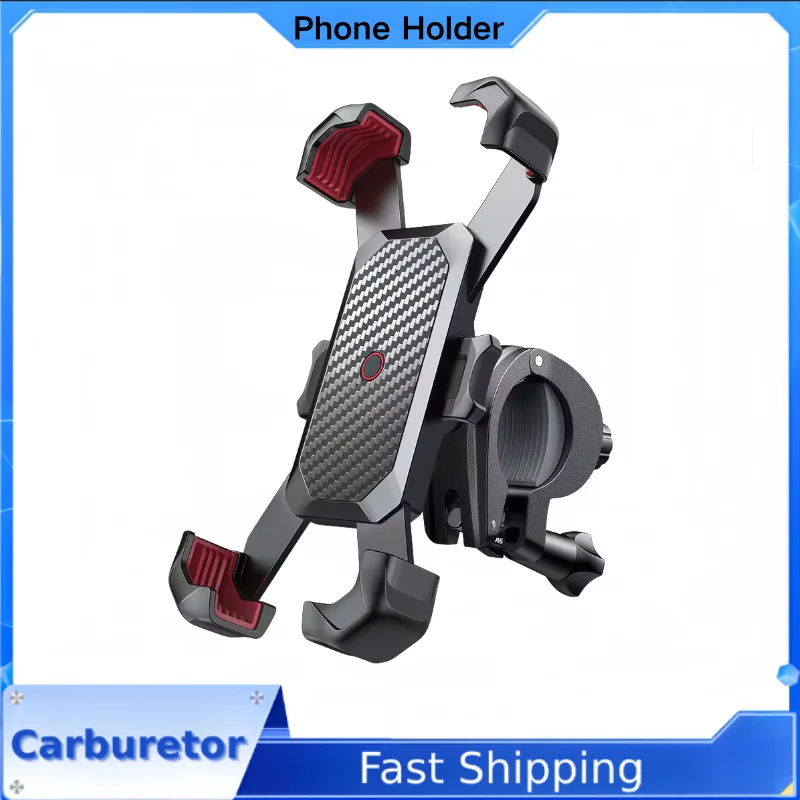 

For 4.7-7 Inch Mobile Phone Stand Universal Bicycle Phone Holder Shockproof Bracket GPS Clip 360° Adjustable Phone Holder