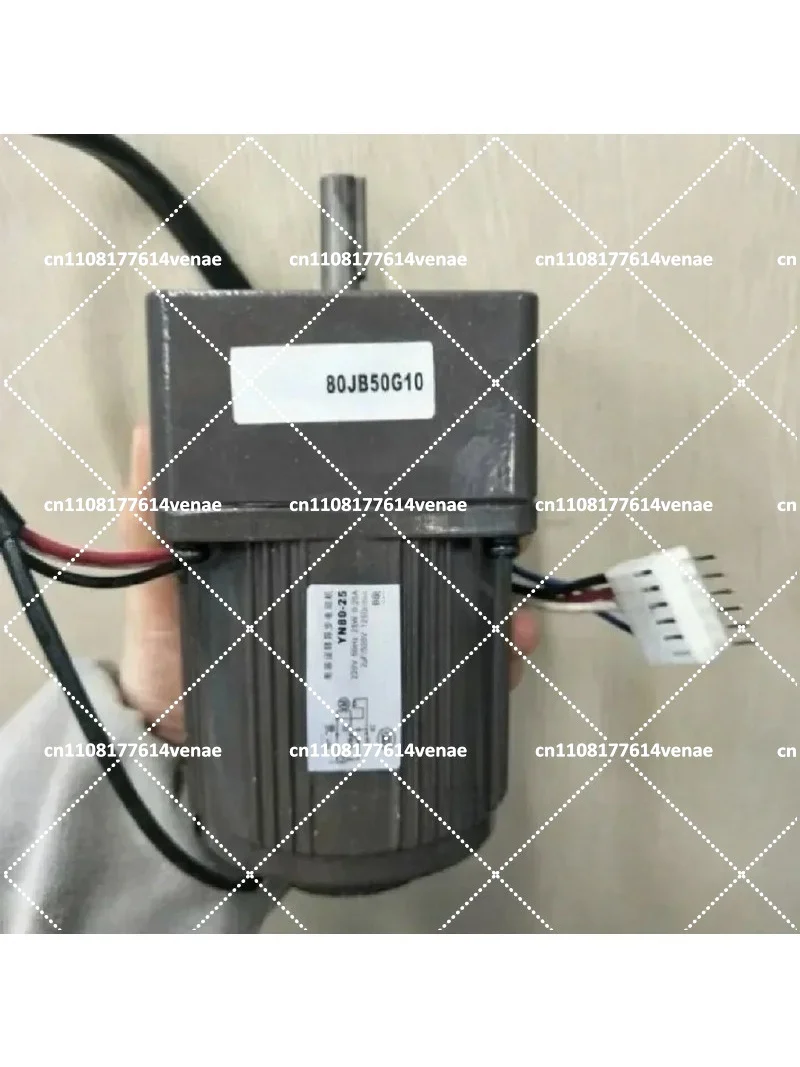 Industrial 80JB50G10 Speed Control Motor 5 Wires 80mm 25W High Torque Adjustable