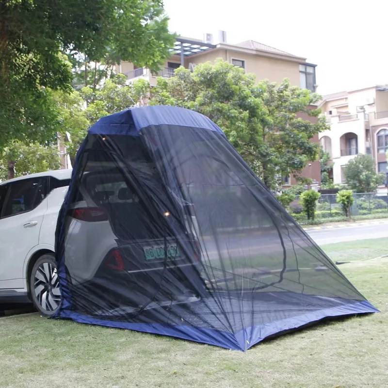 

YTYIN Foldable Travel Camping Outdoor Rear Extension Suv Van Waterproof Trunk Tailgate Shade Awning Tail Shade Car Rear Tent Suv
