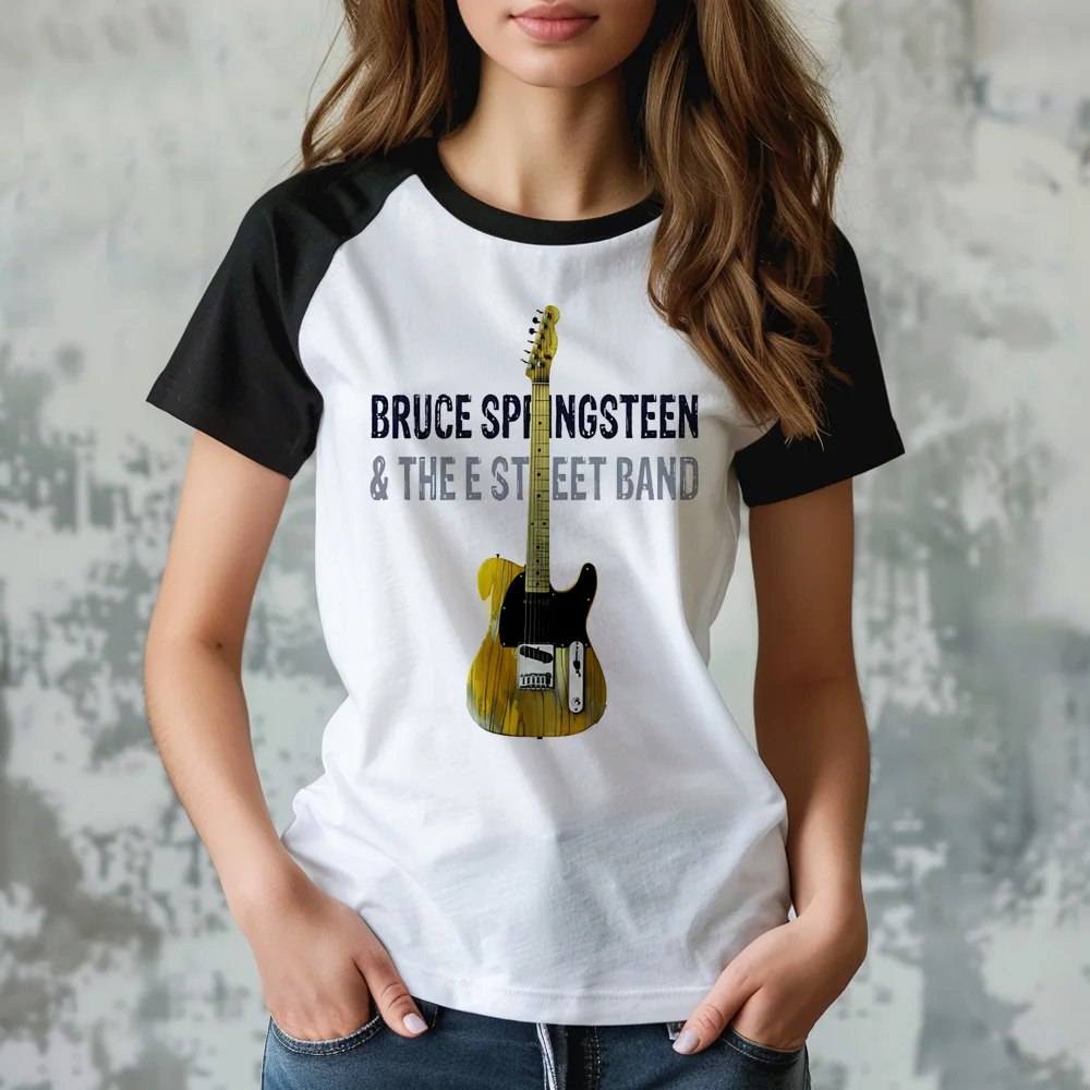 Bruce Springsteen Tee women graphic designer harajuku t-shirts girl designer anime clothing