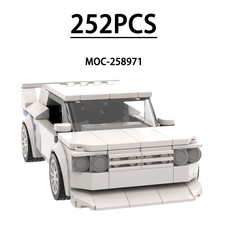 

MOC-258971 Building Block Small Sports Car Model Ornament 252 Pieces Children's Educational Birthday Christmas New Year Toy Gift
