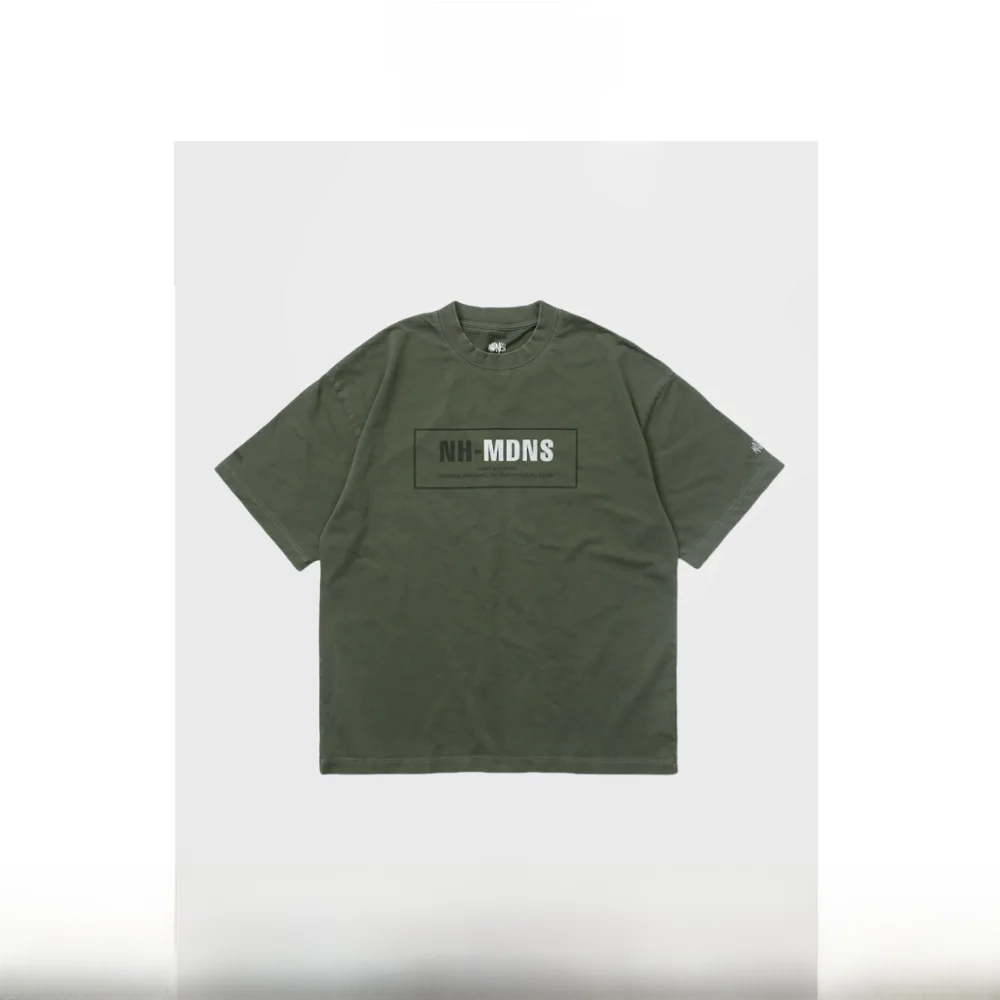 

Футболка Humans Mades X MADN ort Sve Collaborative Summer Heavyweight Loose Fit круглый Ne Youthful Trend Regular Length