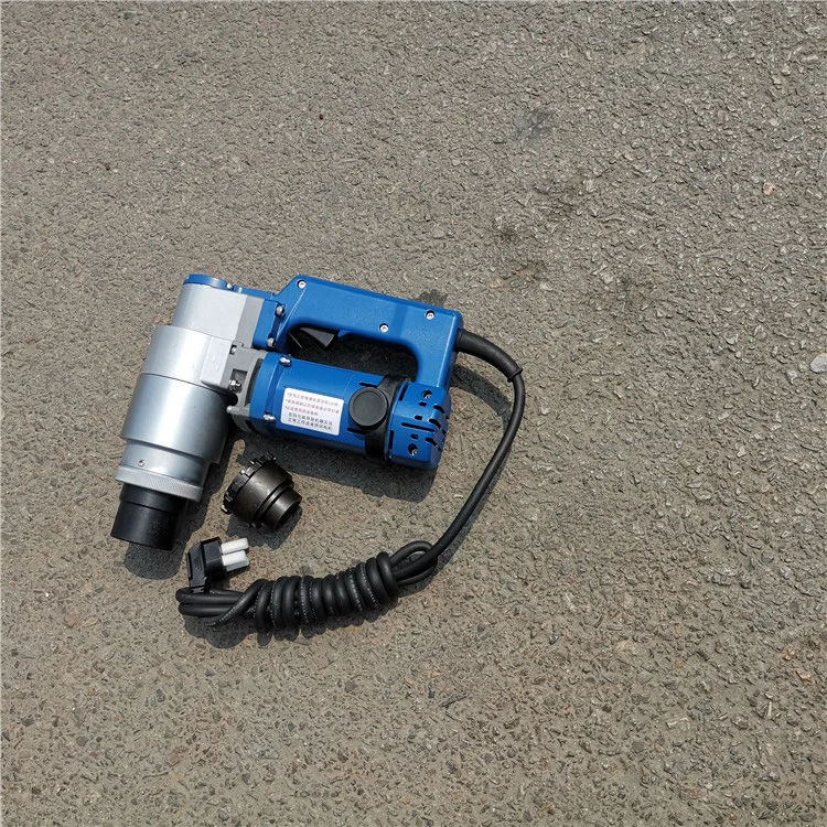 Portable Electric Torsion Shear Wrench for Tightening Bolts on Steel Building Frames