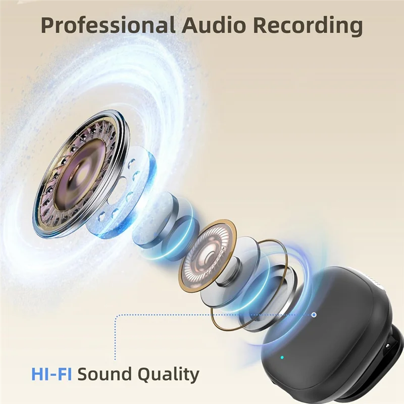 موثوقة-USB C ميكروفون Lavalier المغناطيسي اللاسلكي Ai إلغاء الضوضاء ميكروفون هاتف صغير، USB C المغناطيسي Lavalier مايكرو