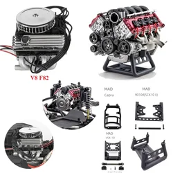 RCGOFOLLOW z tworzywa sztucznego nadaje się do mocowania silnika V8 wspornik silnika wspornik silnika Rc do 1/10 Rc wspornik silnika osiowe SCX10 części