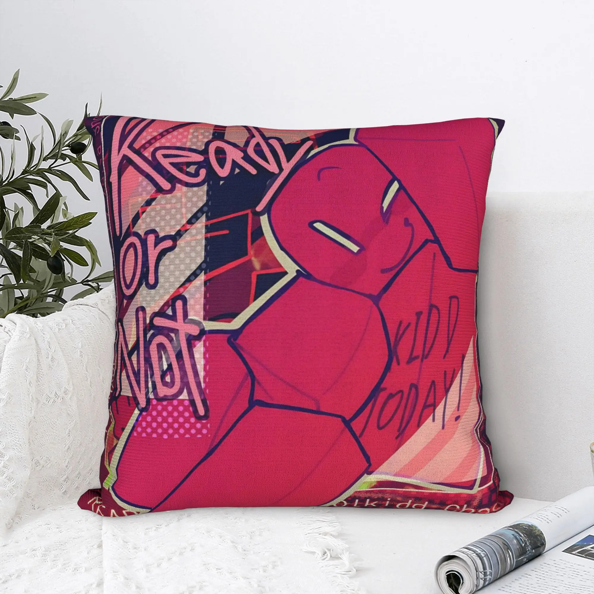 Team C00lkidd Join Today Pillow Case  Retro Trendy Pillow Cover Print Pillowcases For Sofa Home Decor