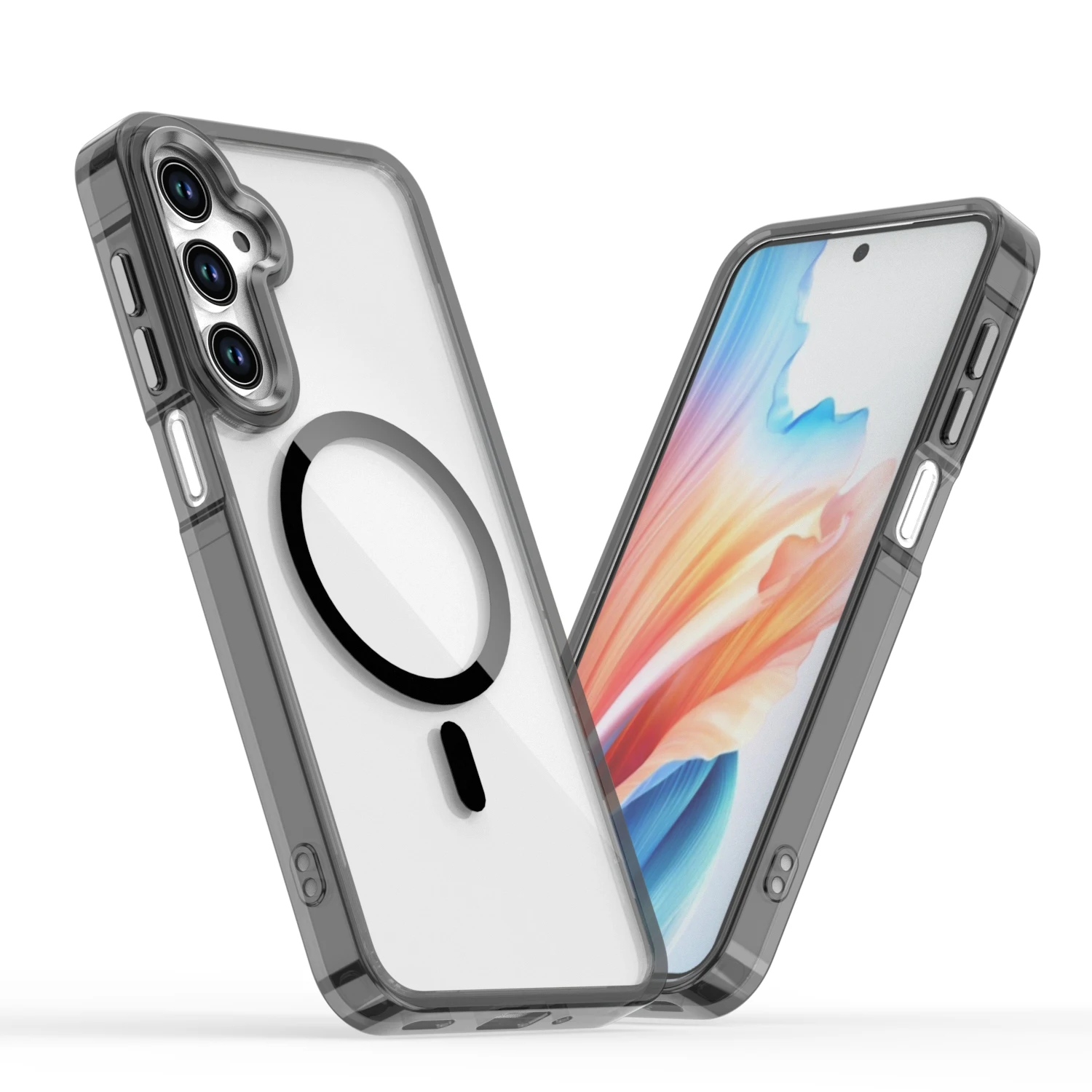 Funda magnética transparente para Galaxy A56 A36 5G, Compatible con MagSafe, funda protectora delgada a prueba de golpes para Samsung Galaxy A26 A16 A06