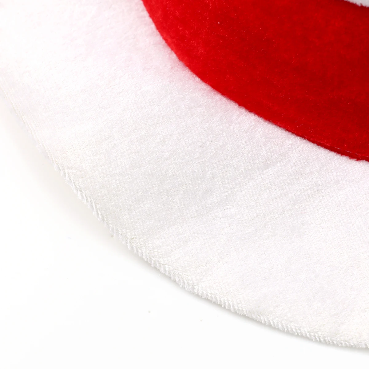 Chapeau de Costume pour tout-petits, haut rayé rouge et blanc, casquette de noël pour enfants, accessoires de spectacle Cosplay pour fête d'anniversaire de 4 à 8 ans