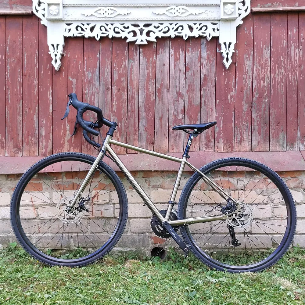 TSUNAMI CX01 Gravel-Rennrad-Rahmenset CR-MO Stahl Variable-Geschwindigkeits-Fahrradrahmen Scheibenbremse Max Reifengröße 700x42C Rennradrahmen