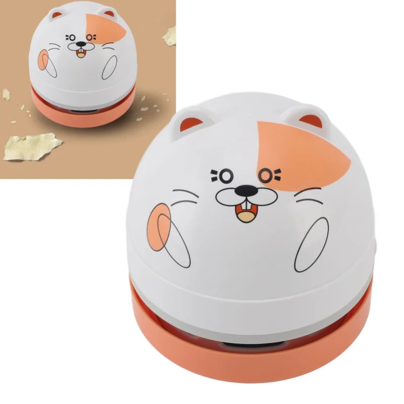 Desktop Vacuum Cleaner With Vacuum Nozzle Cleaning Brush Portable Mini Table Dust Vaccum Cleaner For Cleaning Dust Crumbs