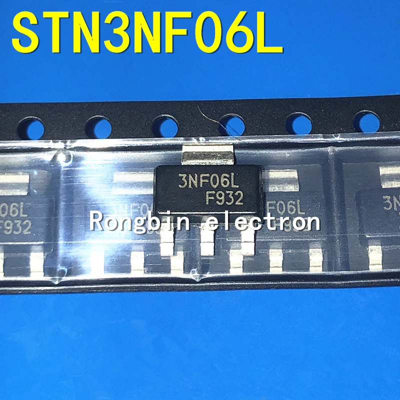 2PCS NEW STN3NF06L SOT-223 Field-effect transistor MOSFET 3NF06L