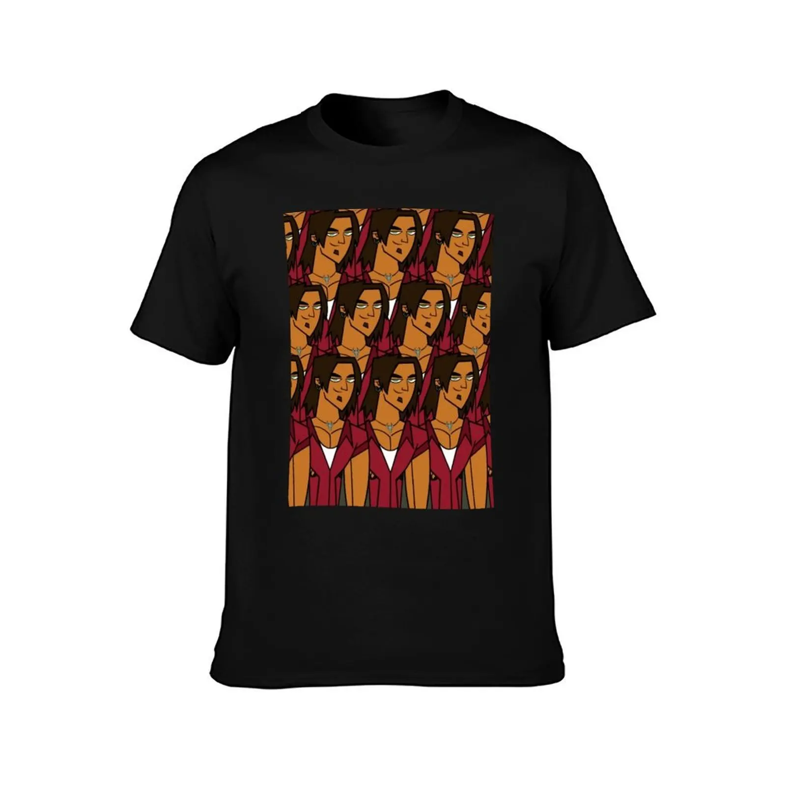 Total Drama Alejandro Graphic T-Shirt, Summer Casual Cotton Tee, Oversized Streetwear Tops, Vintage Graphic Print, 100% Cotton