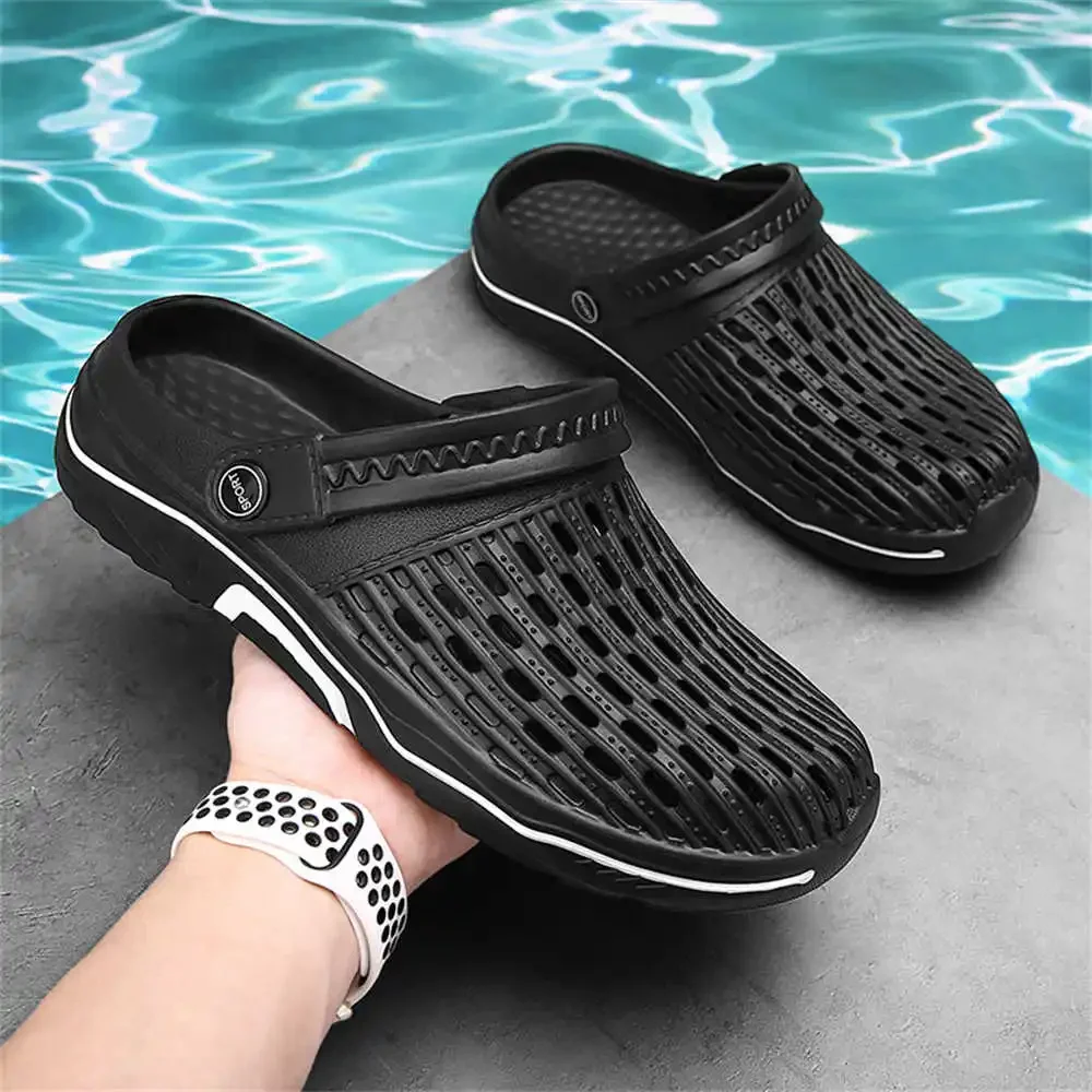 Perforated 41-42 Sports Sandal Man Shose Mens Genuine Shoes Room Slippers Sneakers Type Low Offer Latest Sapatenes What's