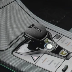 Suede Suitable for BYD Qin Song plus gear handle cover Tang DMI Han EV suede gear head cover protection patch universal