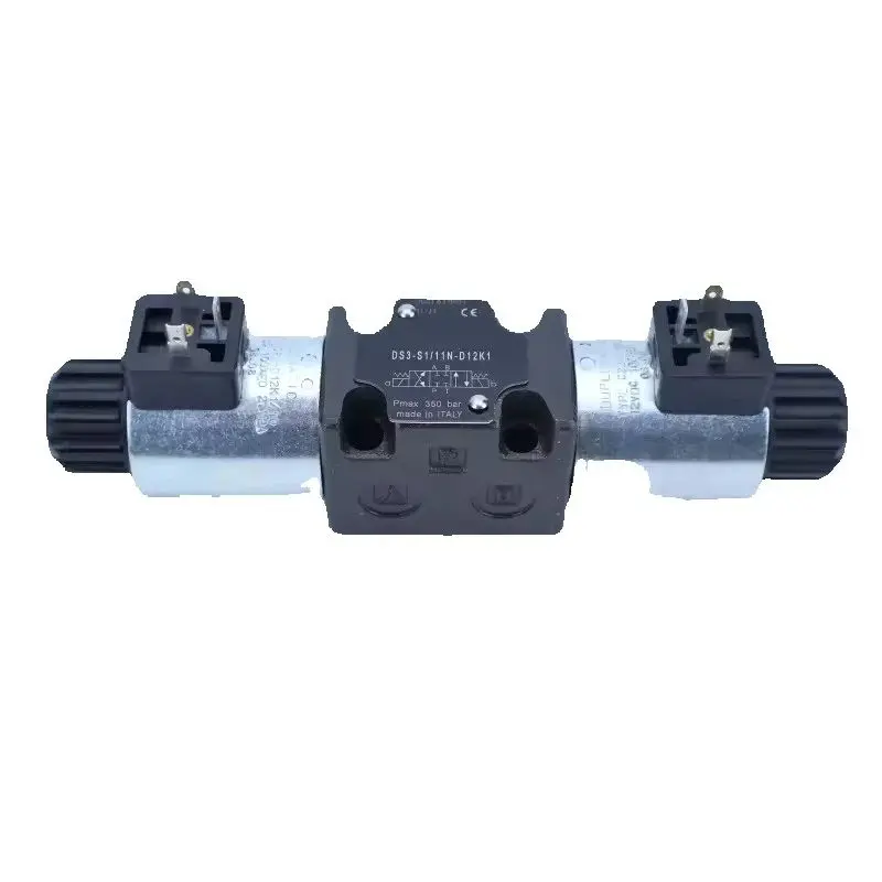 DS3 Series Hydraulic Directional Control Valve DS3-S1/11N-D12K1, DS3-S3/11N-D24K Solenoid Operated Industrial Valve