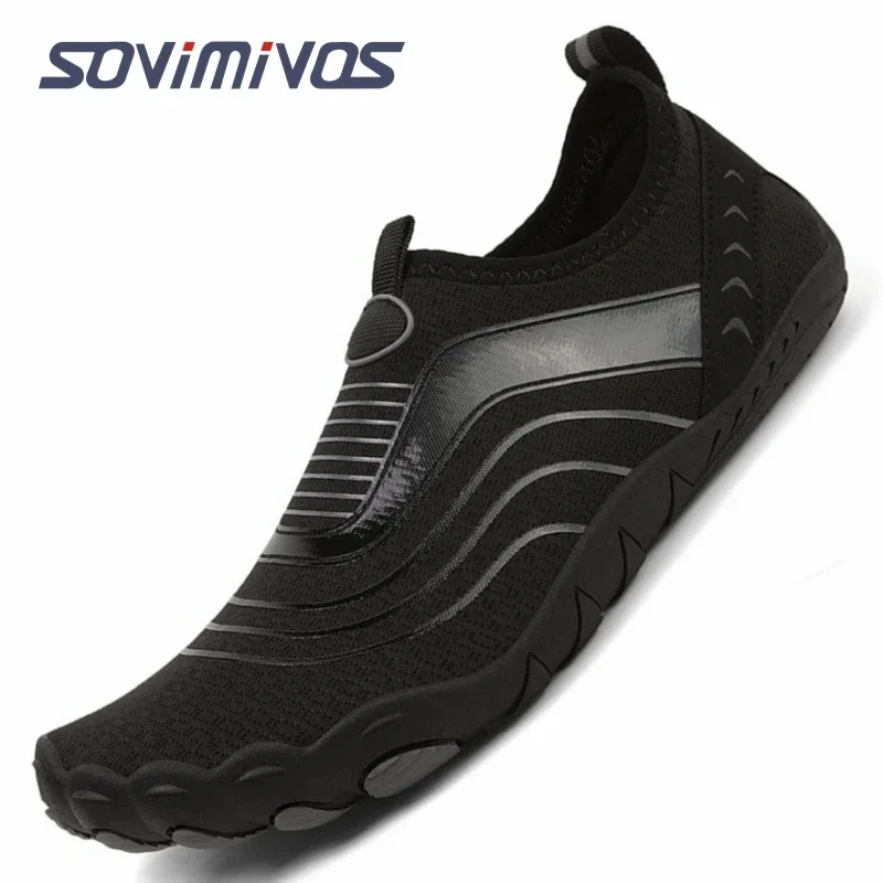 Men's Barefoot Wide Toe Box Shoes - Minimalist Barefoot Shoes with Zero Drop Sole Extra Wide Slip on Walking Shoes for Women Man