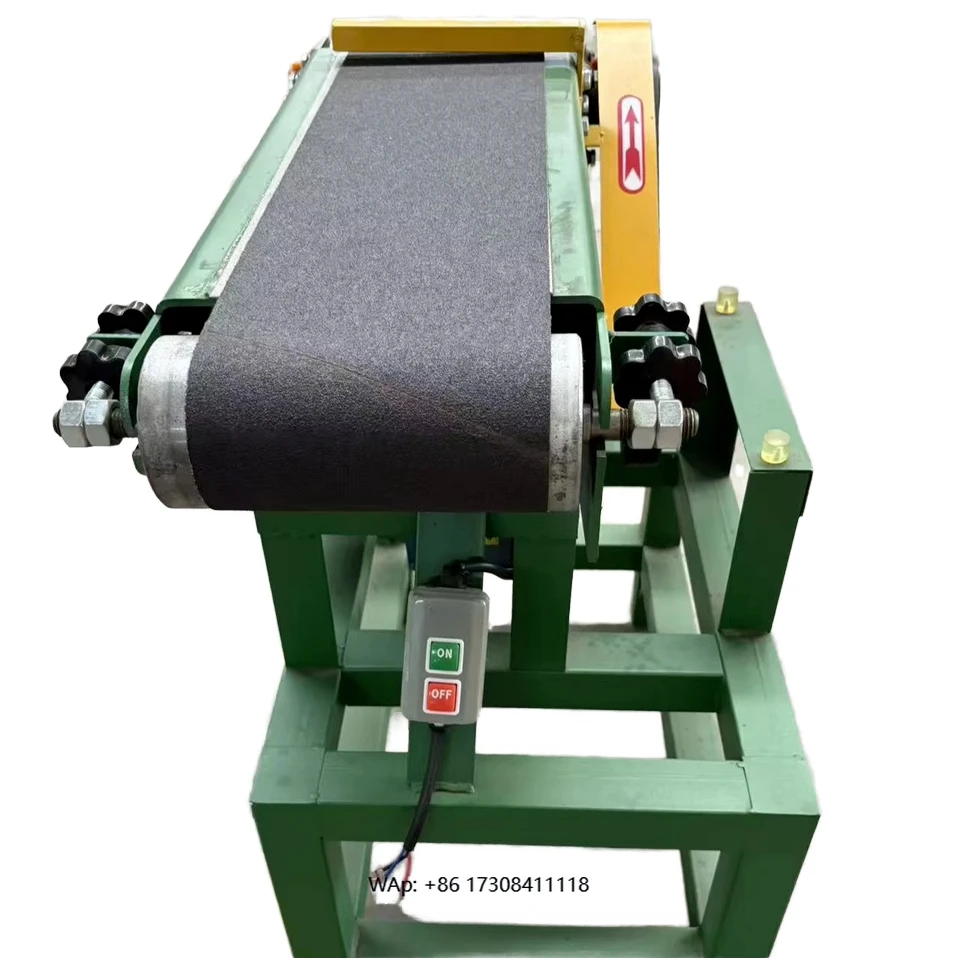 vertical horizontal manual metal belt sander industrial grinder stainless steel desktop polishing machine