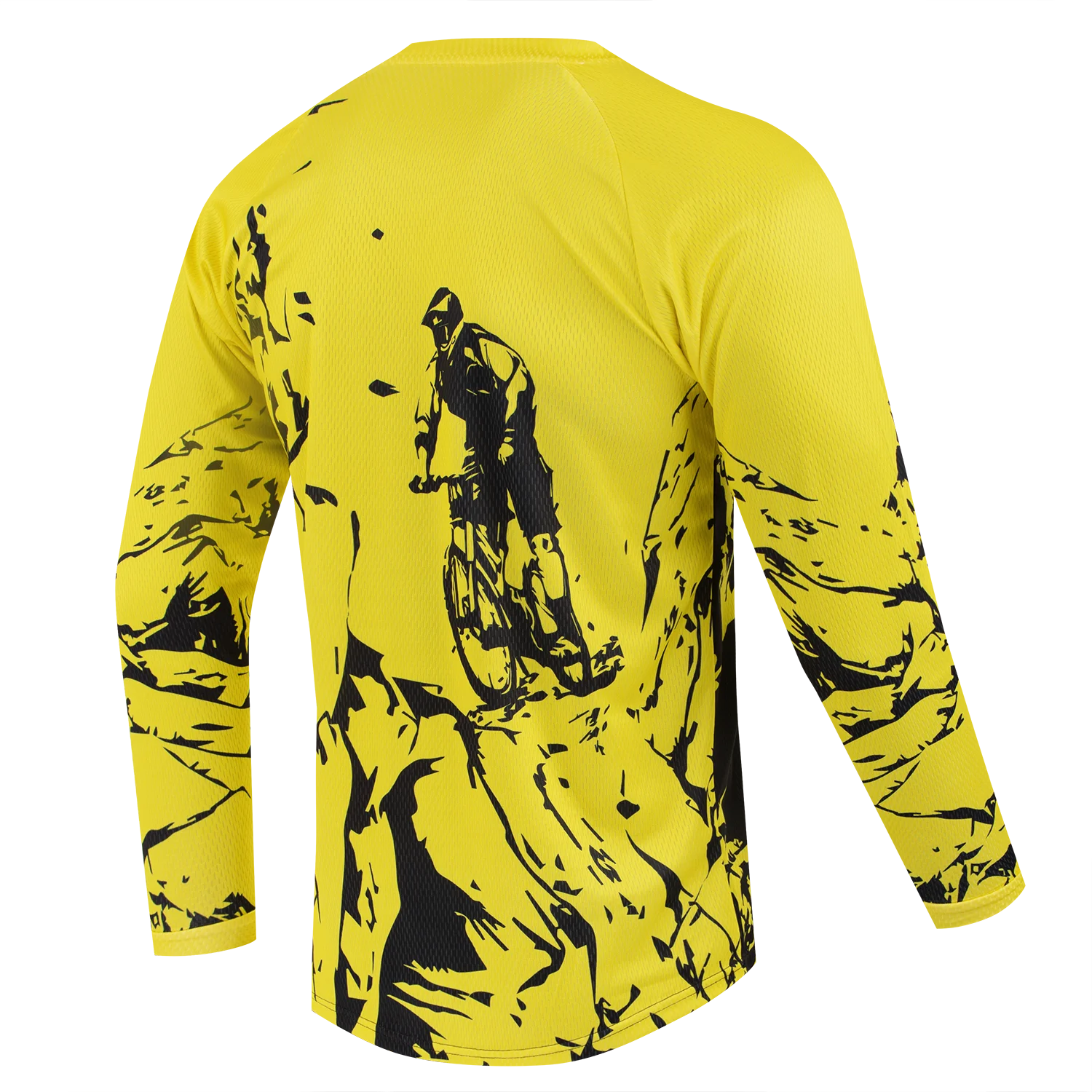 Yellow Motocross Jersey Youth Dirt Bike Shirts Boys mtb BMX Off Roading Jersey Girls Motocycle Long