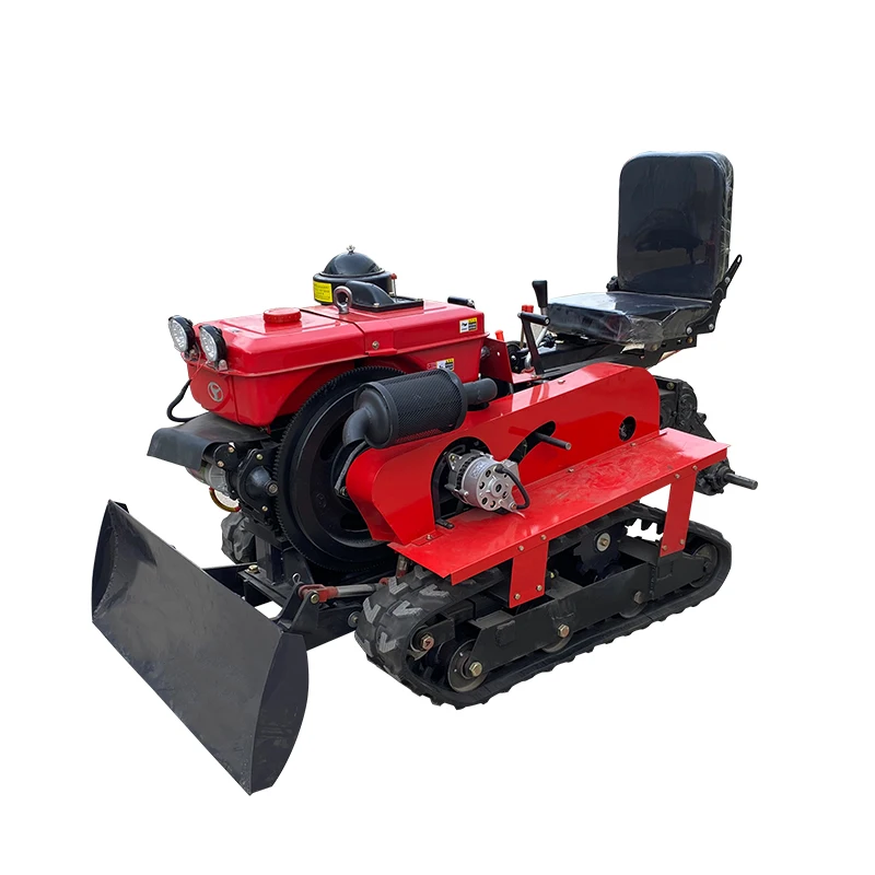 China multifunktion ale Dieselmotor Rotation Pinne Landwirtschaft Mini Crawler Grubber