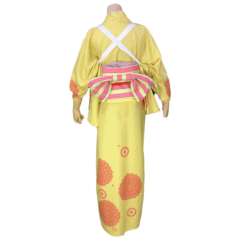 أزياء أنيمي وانو كونتري أو-كيكو يوكاتا كيمونو التأثيرية لحفلات الهالوين كرنفال بدلة تمويه لعب الأدوار للبالغين؛ 6'x,9;y'