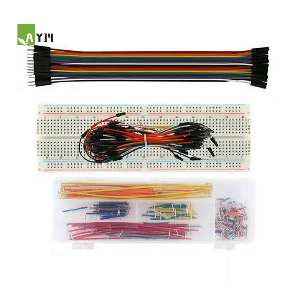 AY14 -With 830 Tie-Points Breadboard Resistor Capacitor LED Potentiometer Starter Kit