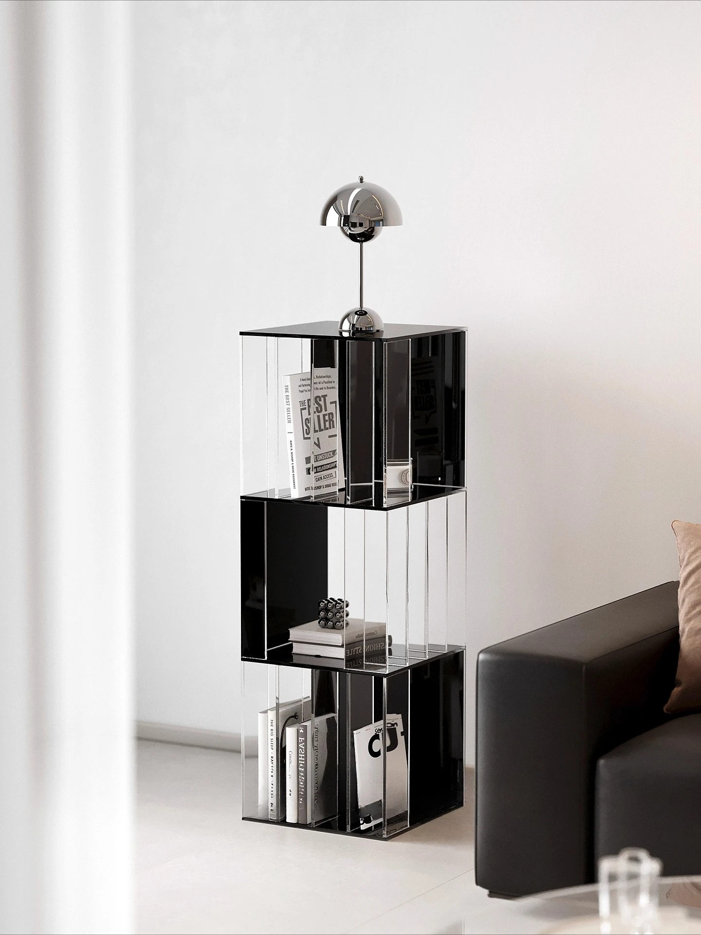 

Bookshelf Shelf Floor-to-ceiling bookcase Home living room storage rack