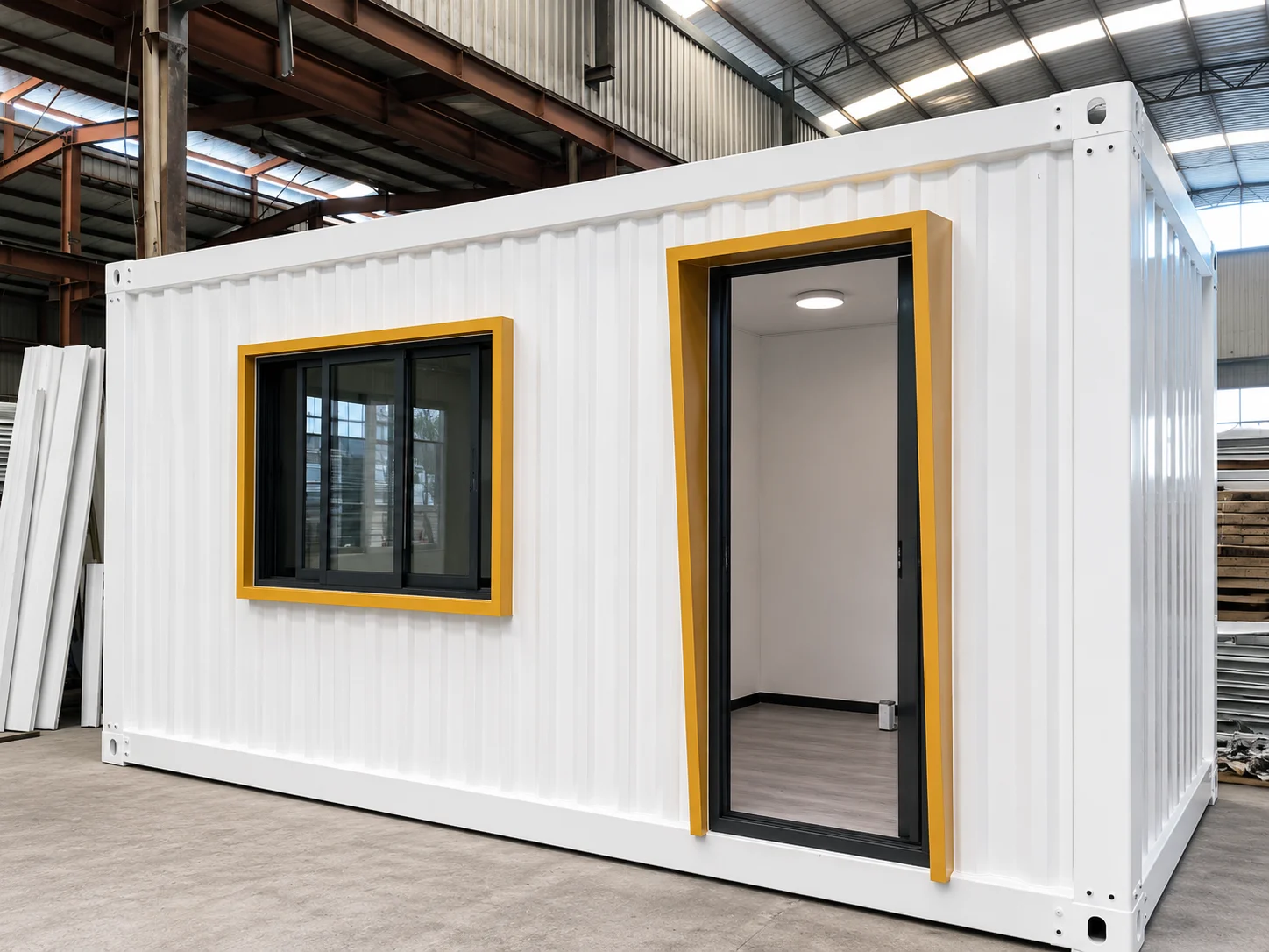 Security Prefabricated 20Ft 40Ft Folding Movable Home Bedroom Prefab Sale Expandable Container House
