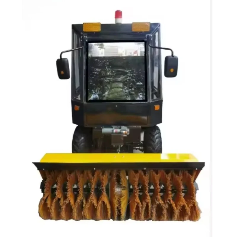 China Ride on Snowplow Snowblower Machine Road Snow Sweeping Sweeper Machines