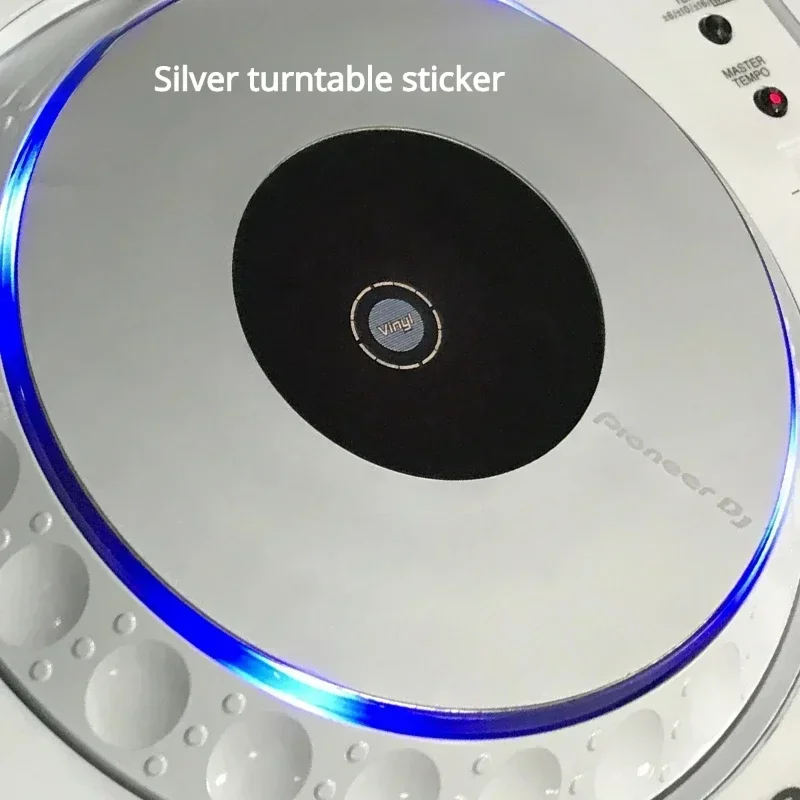 suitable for Pioneer Wheel Sticker Silver Large XDJ XZ 1000 CDJ3000  Controller macchina  Skin nuovo di zecca