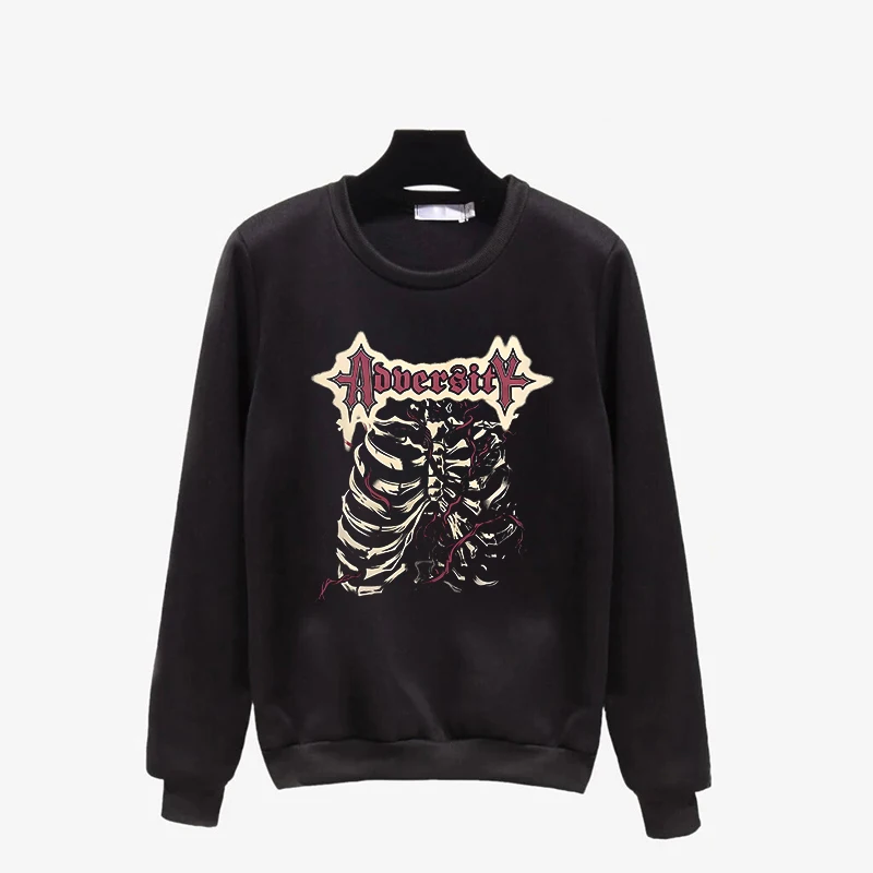 

Y2K Women Harajuku Aesthetics Gothic Hoodie Hooded Trendy Creative Skull Pattern Print Hooded Sweatshirt Fashion Casual Pullover