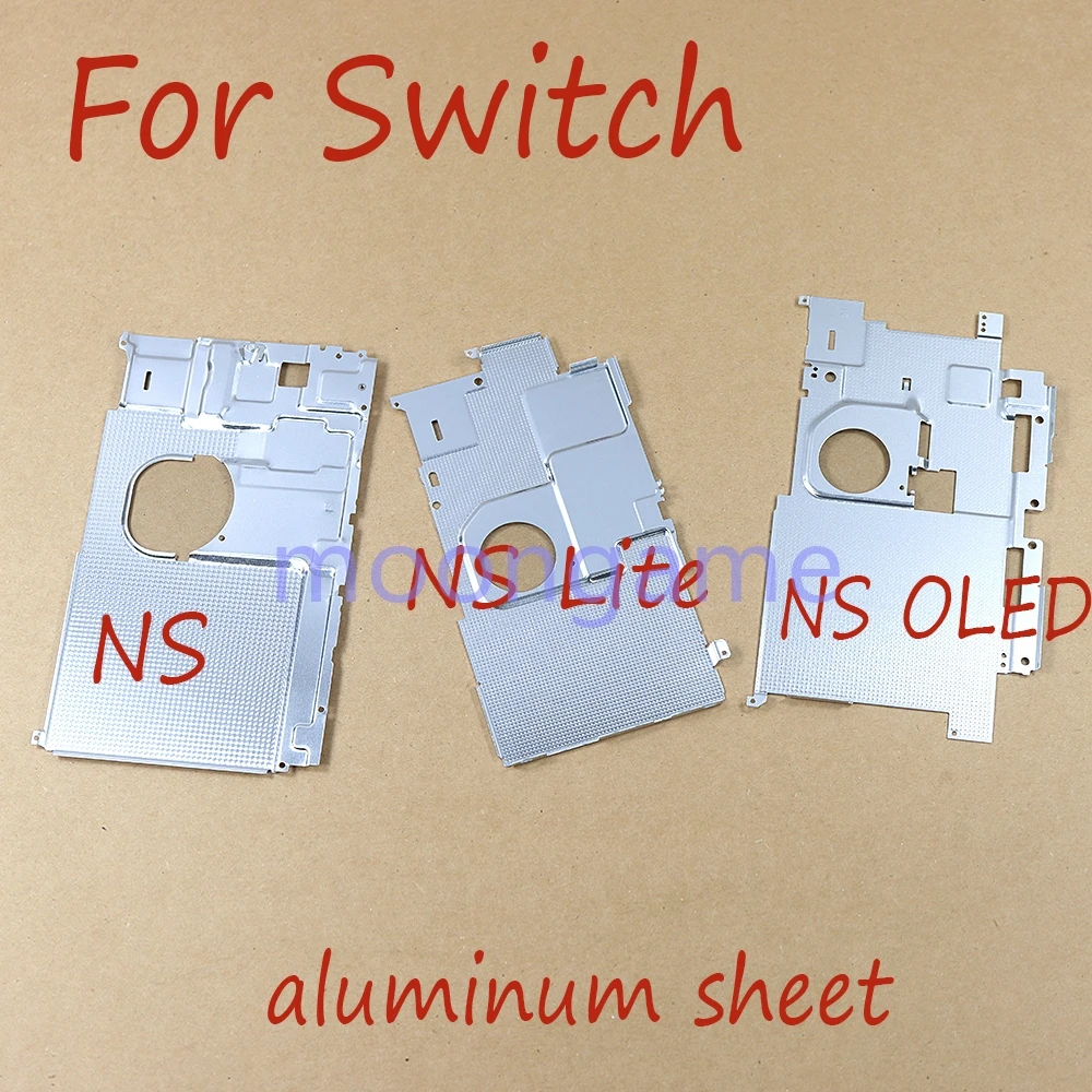 

30 шт. радиатор, алюминиевая задняя крышка, металлический лист, железный чехол, защитный радиатор для Nintendo Switch NS Lite OLED