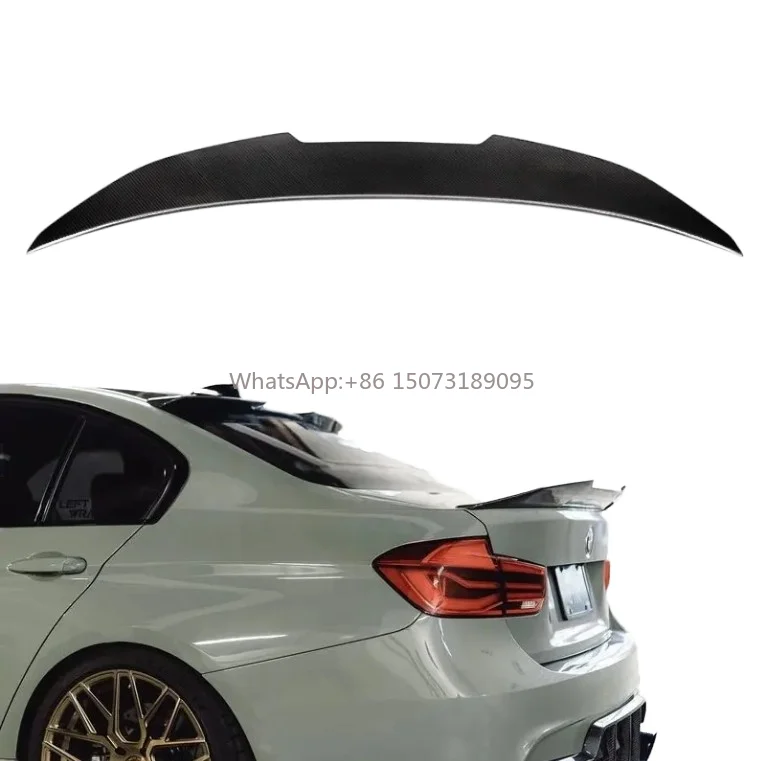 

2012-2019 F30 3 Series Upgrade Rear Spoiler ABS Carbon Fiber Boot Spoiler Wing Front Style Automotive Parts