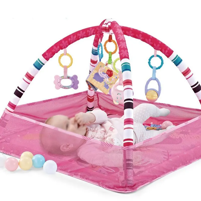 Baby Fitness Frame Crawling Play Mat Multifunction Fence Floor Toddler Activity Gym Game Activity Blanket Newborn Kids Toys