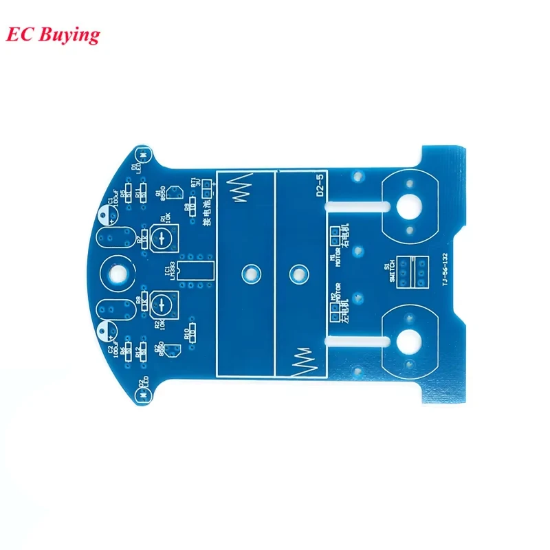 1Pcs D2-5 Intelligent Tracking Line Car DIY Kit TT Motor Electronic Assembly Smart Automobile Part Car Electronic Diy Kit