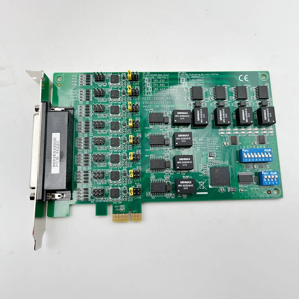 1Pcs PCIE-1622C-AE 8-Port RS-232/422/485 Communication Card Isolation Protection Function High Quality - Fast Shipping