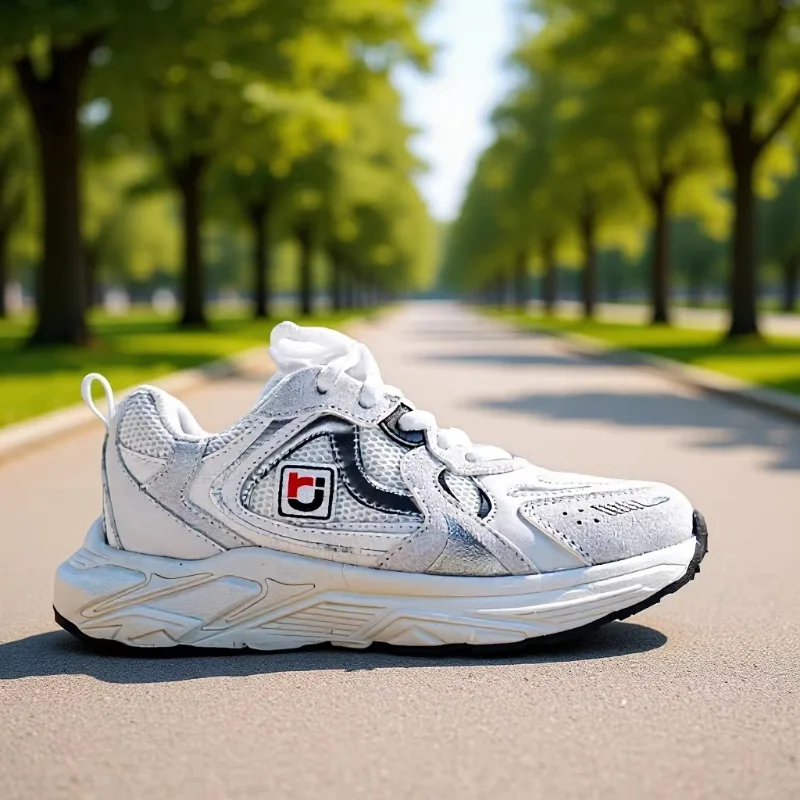 

Spring/Summer Unisex Kids Mesh Platform Dad Shoes Breathable Sneakers Student Casual Outdoor Travel Shoes
